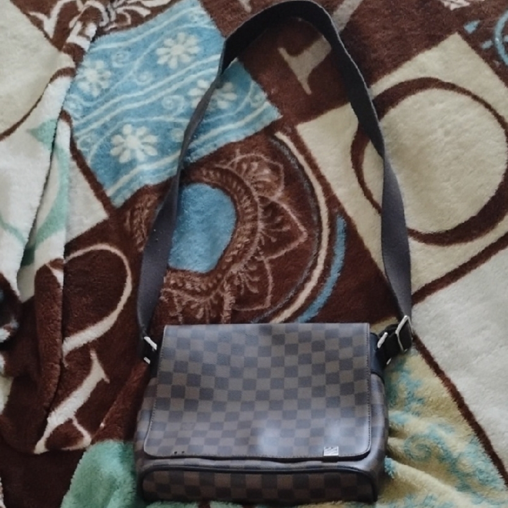 Louis Vuitton Brown and Black Crossbody Bag
